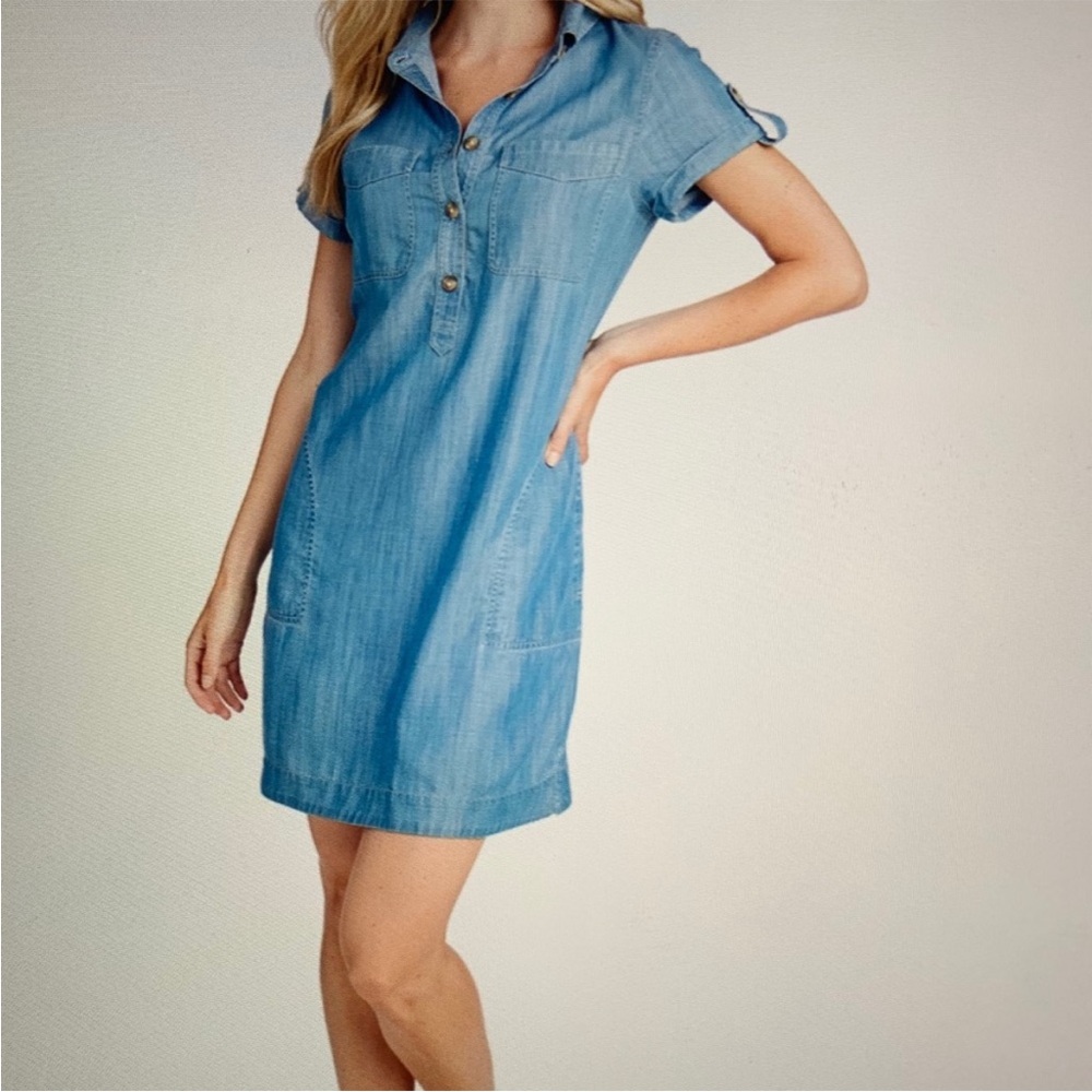 Vineyard Vines Light Blue Denim Dress